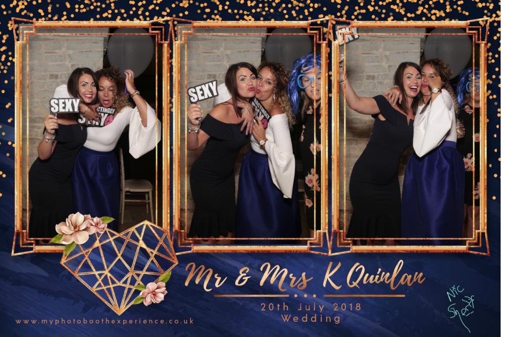Mr & Mrs K Quinlan | View more photos from the event at gallery.myphotoboothexperience.co.uk/u/MyPhotoBoothExperienceLtd/Mr-Mrs-K-Quinlan